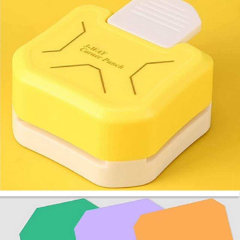 3-in-1 Corner Rounder Mini Corner Trimmer Punch R4/R7/R10mm Round Corner DIY Paper Card Photo Planner Cutting Supplies