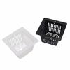 Square Mesh Pot, Sponge for Hydroponics System Basket Pot Net Cup Garden Nursery Pots Water Soilless Culture 20 Pcs