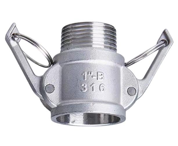1/2" 3/4" 1" 2" - 4" NPT Female Male Type A B D F Cam Lock Groove 304/316 Stainless Steel Connector Pipe Fitting Water Gas Oil