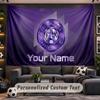 Austria Wien FC Personalized Tapestry Support Custom Name, Wall Art Home Decoration
