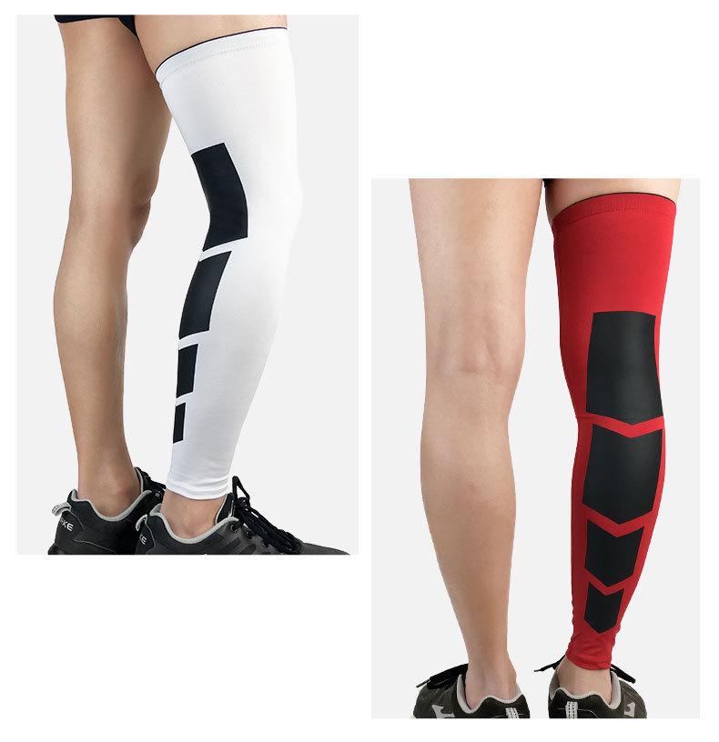 Long Tube Compression Knee Pads for Basketball, Badminton, Running, Cycling, and Marathon