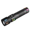 Rechargeable Led Flashlight Super Bright Mini Work Light 3 Modes Waterproof Portable Cob Tactical Torch Zoomable Camping Lantern