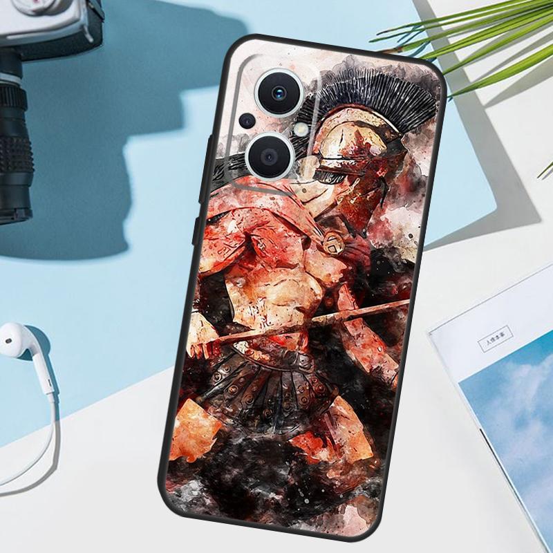 

Spartan Warrior Soldier Cover For OPPO Reno 14 F 12 11 10 13 Pro 11F 12F 13F 7 8 Lite OPPO Find X8 X6 X5 X9 Pro Case OPPO Reno7 Lite