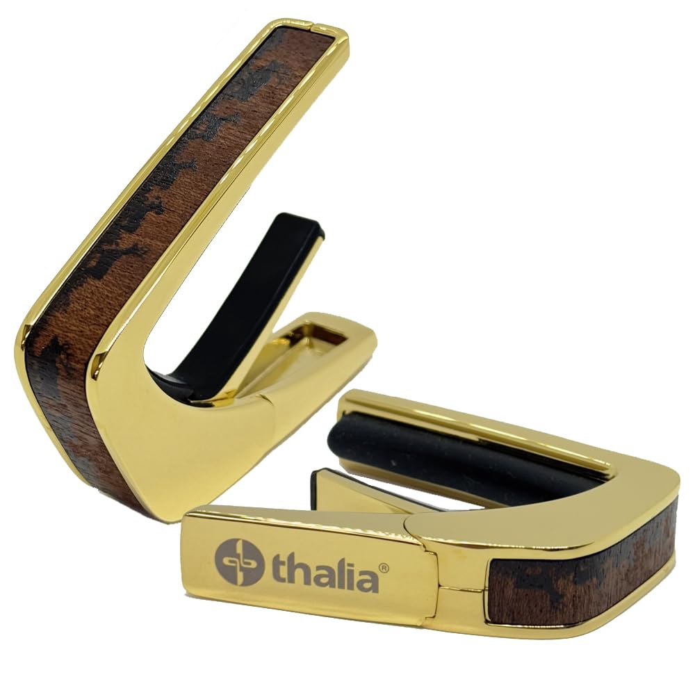 

Thalia Capos Limited Series Elk Sapele Guitar Capo with Fret Pad 12-inch (24KG-ELK SAPELE)