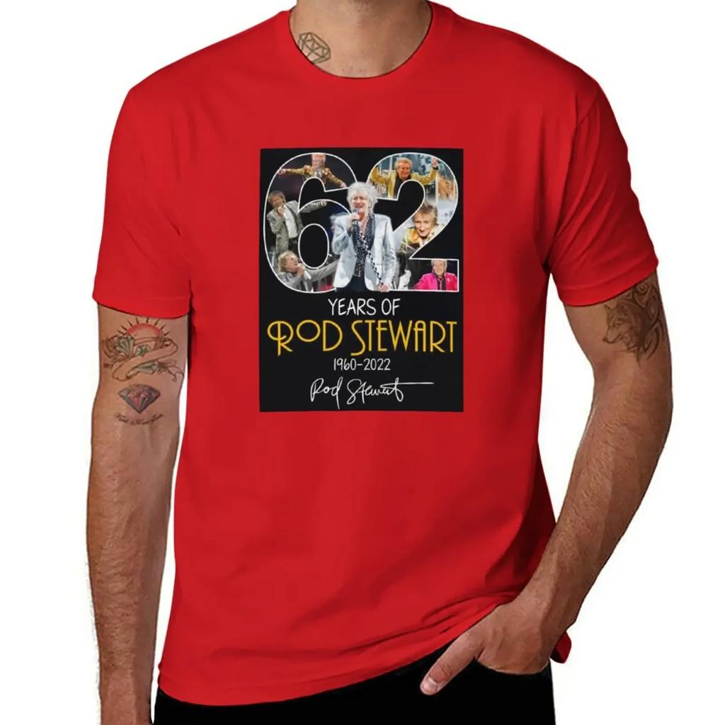 rod 62 years classic vintage tour T-Shirt funnys for a boy black t shirts for men