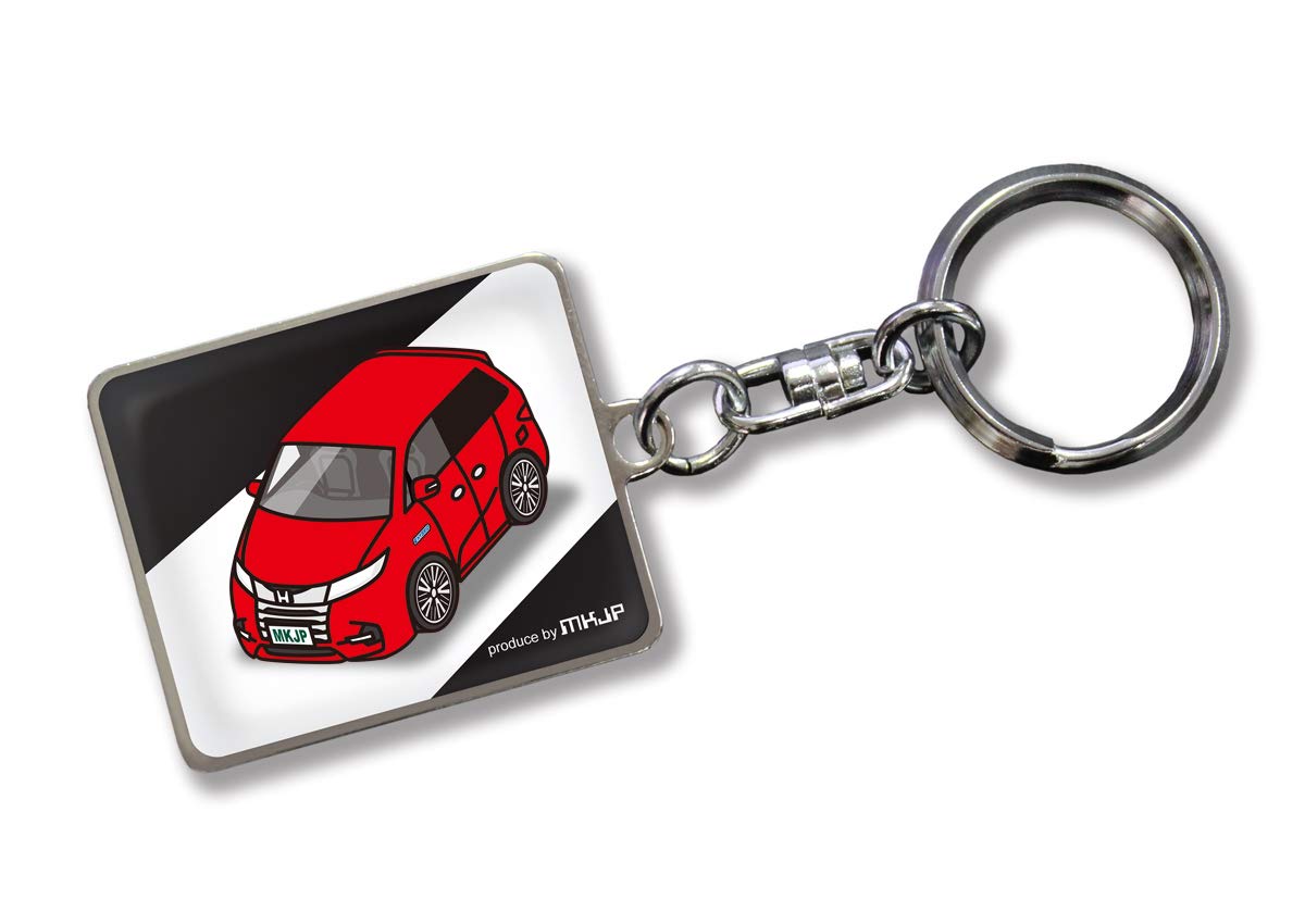 

MKJP Кастомный брелок Honda Odyssey Absolute Серия RC Модель позднего выпуска Черный автомобиль Красный базовый цвет