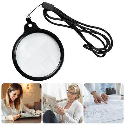 Lupe Klarheiten Halsband ABS-Rahmen 60mm Linse Für Detaillierte Beobachtungsaufgaben