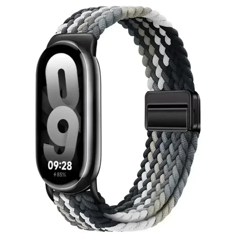 Braided Nylon Strap for Xiaomi Mi Band 10/9/8 Smart Watch Replaceable Wristband Correa for Xiaomi Mi Band 9/Mi Band 10 Bracelet