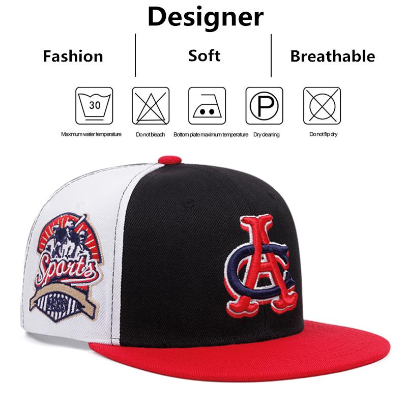 Nova Moda CA Letra Bordado Snapback Boné de Beisebol Unissex Sol Exterior Homem Mulher Chapéu de Beisebol Ajustável