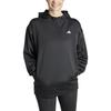 Adidas Aero Lady Game Go Fleece Size & Hoodie, DLF02, Women's, Black/White (IM2686), J/M