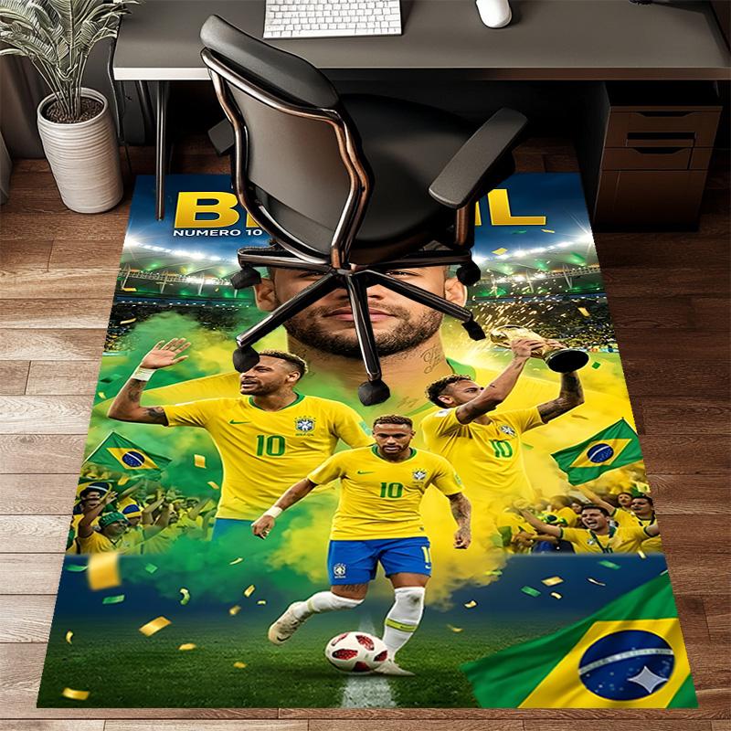 1pc Neymar Design Printed Area Rug Carpet for Bedroom Living Room Home Decor Rugs Mat Non Slip Mat Rug for Bedside