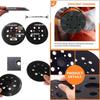   Heavy Duty 5Inch Rubber Sanding Discs Grinding Wheel Double Pack 8 Hole Dust Management System for Standard Power Tool