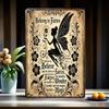Vintage Fairy Metal Tin Sign Wall Art 8x12 Rustic Iron Decor Home Pub Bar Garden