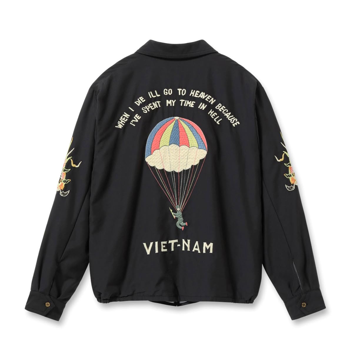 

TAILOR TOYO Tailor Toyo Vietnamese Jacket Vietnam Jacket Mid 1960s Style Cotton Rayon Vietnam Jacket PARACHUTE Mid 1960s Parachute TT15685 PARACHUTE