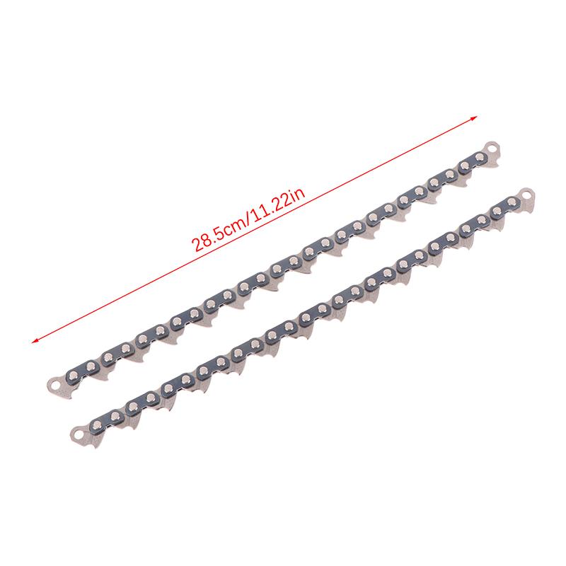 2Pcs Chain Type Grass Cutter Chain Blade For Wood Cutting Woodworking Accessories Gasoline Grass Trimmer Head Chain