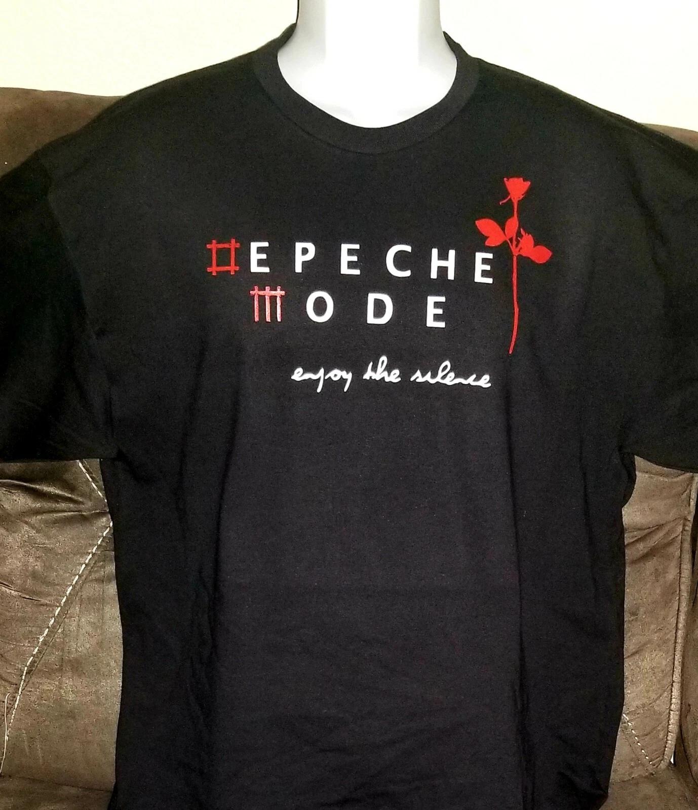 Depeche Mode - Enjoy the Silence! Custom designed Tshirt! Size XL. More sizes! L