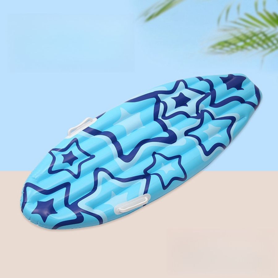 Inflatable Bodyboard Kids Pool Floating Mat Surfboard Water Toy With Handles for Kids Beach Vacation