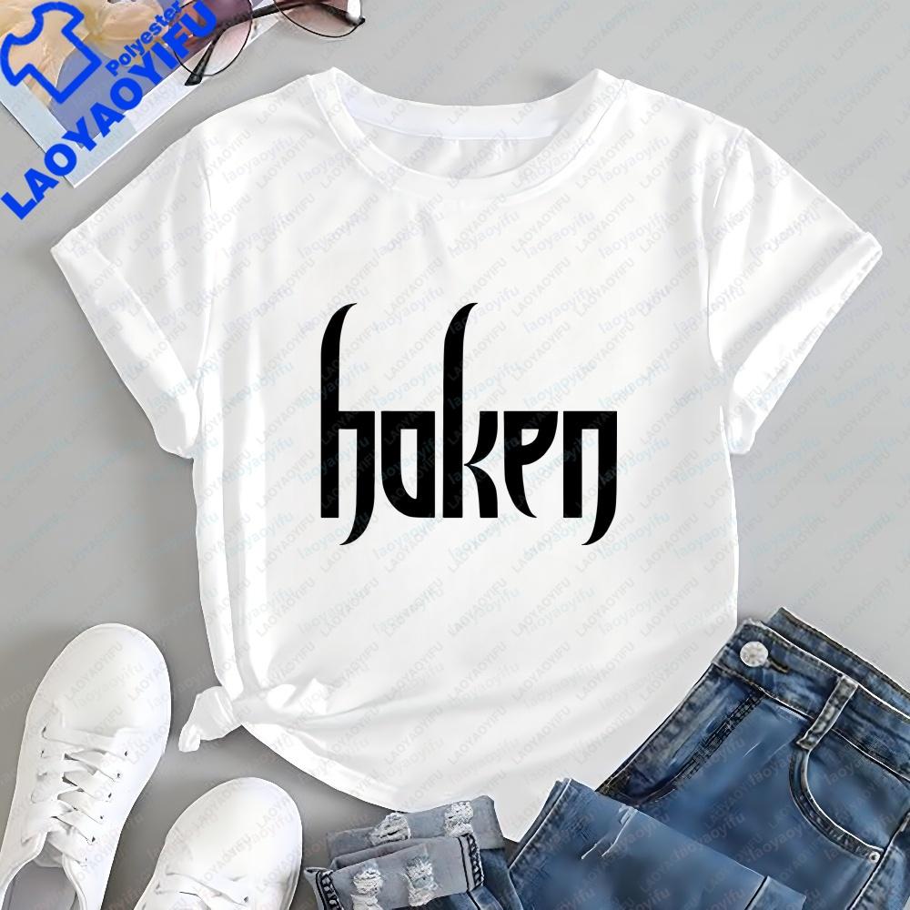 New Style Tops And TShirts Haken Band Summer Fashionable ShortSleeved Unisexs And Unisexs Shirts Comfortable TShirts