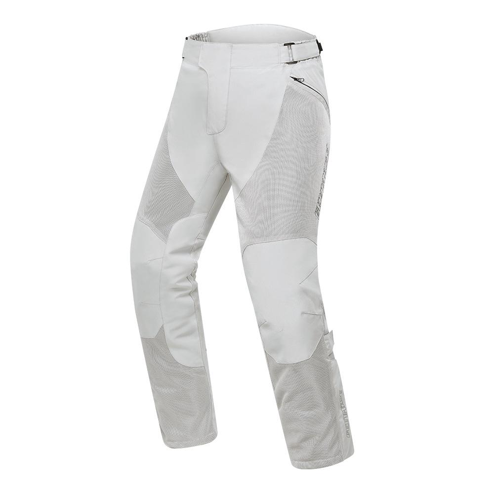 Fato Respirável para Condução de Motocicleta com Joelheiras e Cotoveleiras para Primavera/Verão - Equipamento de Corrida Protetor Anti-queda