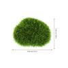 4Pcs Artificial Moss Stones Lifelike Faux Moss Decorative Rocks for Micro Landscape Bonsai Garden Decor Rocks Decorative