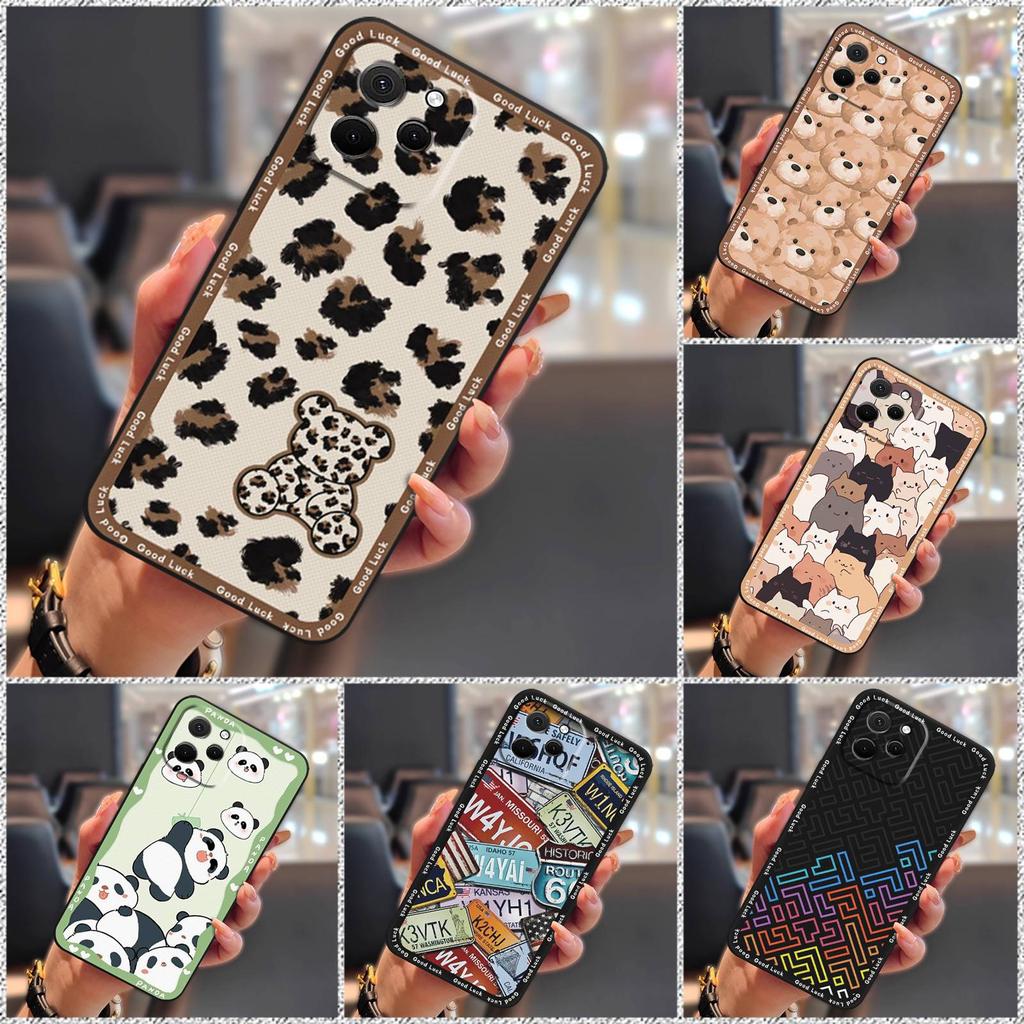 Cartoon TPU Phone Case For Huawei Nova Y61/Enjoy 50Z Silicone Back Cover Shockproof Dirt-resistant Soft case Full wrap