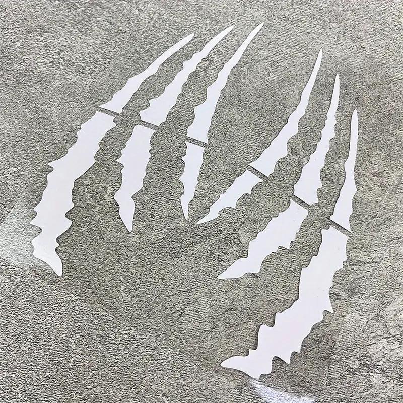 Monsterkralle Kratzstreifen Aufkleber - Wasserdichte DIY Klebeaufkleber für Helm Auto Motorrad Dekoration & Individualisierung