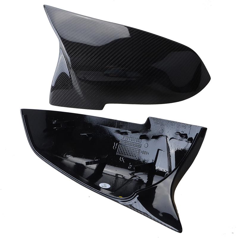 1 Pair Car Rearview Mirror Cap Decoration Cover Car Side Wing Mirror Trim Cover For BMW F20 F21 F22 F23 F30 F32 F33 F36