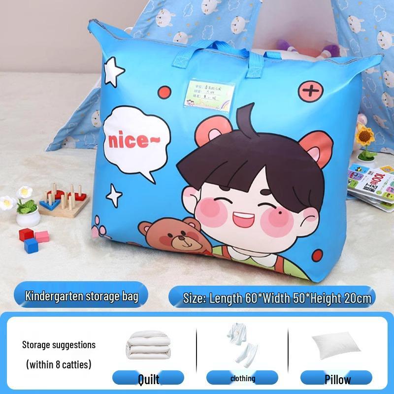 

Необходимая водонепроницаемая детская хлопковая стеганая сумка-тоут для детского сада