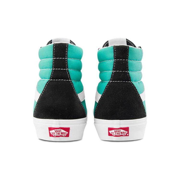 Vans Sk8 High Top Skate Shoes Unisex Sneakers Green Black VN0A32QG4FV