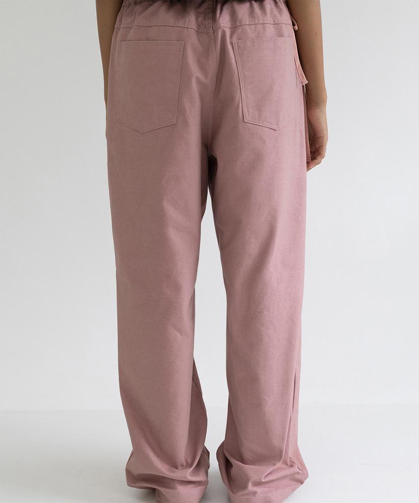 Yansisi Cotton Classic Tie Pants - Indie Pink