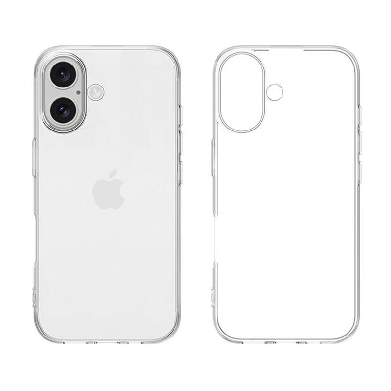 Ultra Thin Crystal clear Silicone TPU Case For iPhone 16 Pro Max Plus plus Fit Protective Silicone Transparent Soft Back Cover