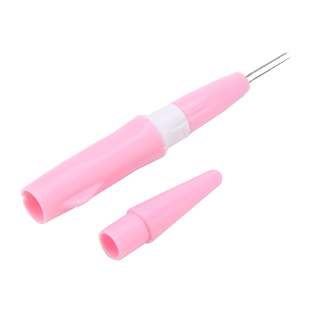 Embroidery Felting Needle Punch Pen with 3 Fine Needles Set Tool for   Craft  (Blue)