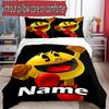 3pcs Duvet Cover Set (1*Duvet Cover + 2*Pillowcase, Without Core), Custom Name PAC Pattern Bedding Set, Home Bedroom Decor Gift