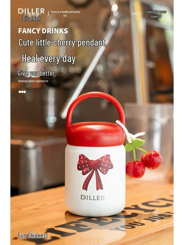 Diller Cherry Portable 200ML Insulated Mug