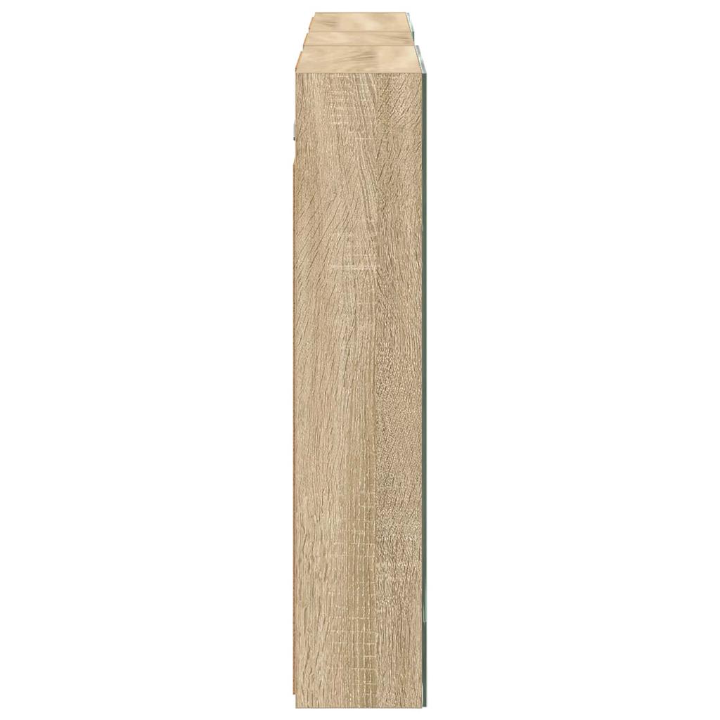 Bathroom Cabinet Set 3 pcs 130 x 14.5 x 70 cm Particleboard