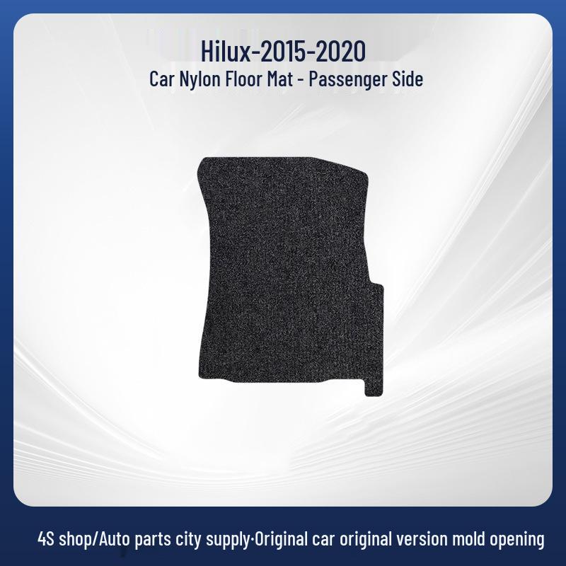 Toyota Hilux 2015-20 Black Nylon Dustproof Floor Mats