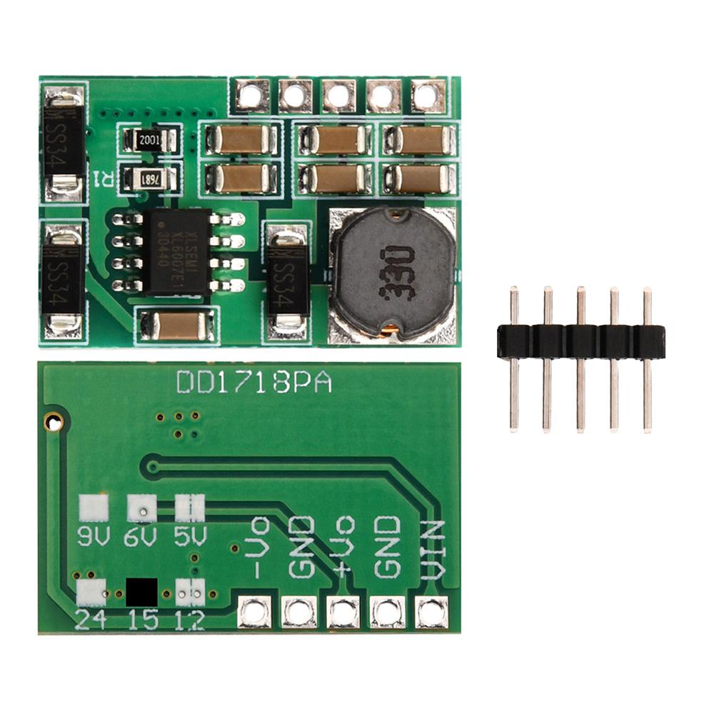 DC DC Step Up Board DC 3-18V to ±5V/6V/9V/12V/15V/24V Boost Converter Module Positive Negative Voltage Converter Power Supply
