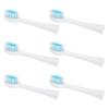 6Pcs Electric Toothbrush Heads Rechargeable Compatible Replacement Brush Heads Smooth Comfortable Design Effective Teeth