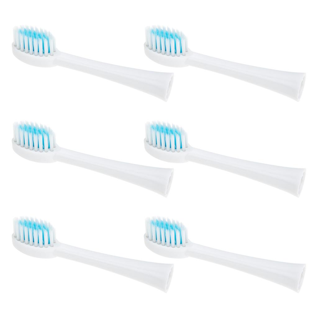 6Pcs Electric Toothbrush Heads Rechargeable Compatible Replacement Brush Heads Smooth Comfortable Design Effective Teeth