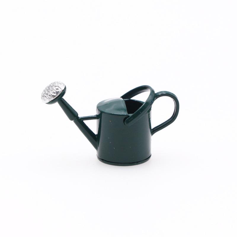 Dollhouse Mini Gardening Kettle Iron Watering Kettle Outdoor Yard Micro Decoration
