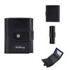 European and American Style Men's BusinessTri-Fold Card Holder RFID Protection Metal Aluminum Case Automatic Pop-Up Wallet