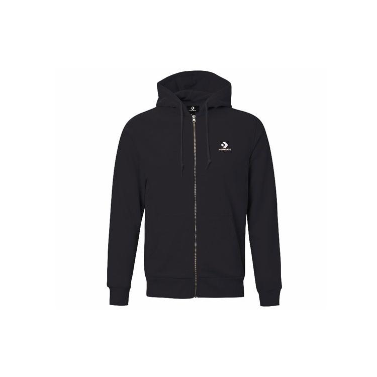 Men s Converse Casual Sports Breathable Jacket Black 10020341-A01 M