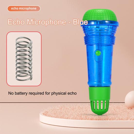 Kindermikrofon Sicher Keine Batterie erforderlich Physischer Echo Umweltfreundlich Geruchsfrei Unterhaltung Interaktiv Große Größe Echo-Mikrofon Spielzeug für Kind