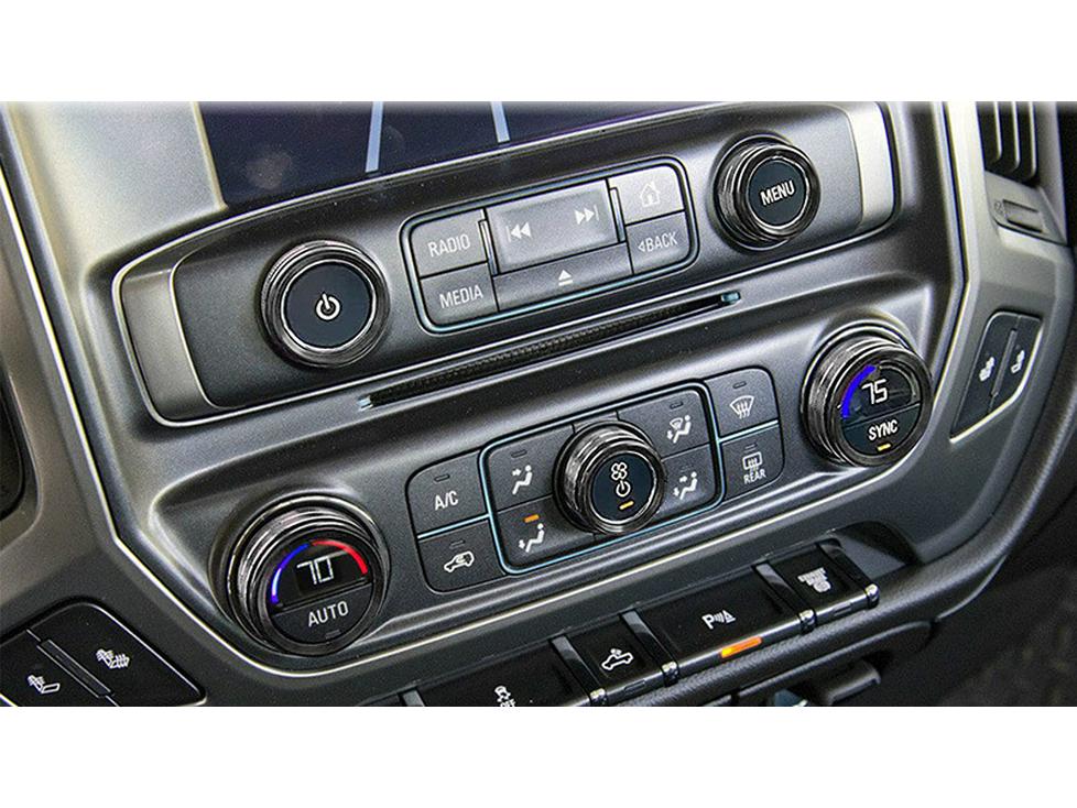 14-18 Chevy Silverado A/C Audio Knob Ring - Interior Modification