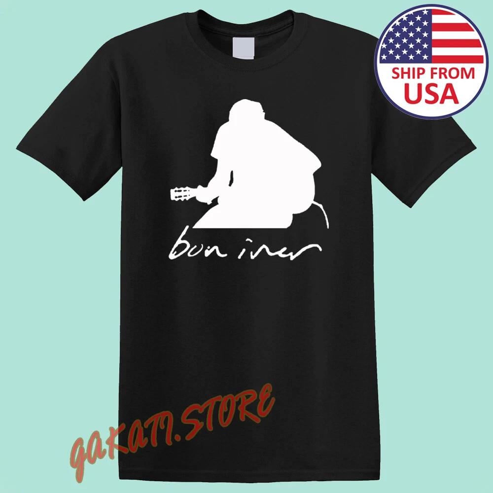 Bon Iver Men s Black Size S-5XL M