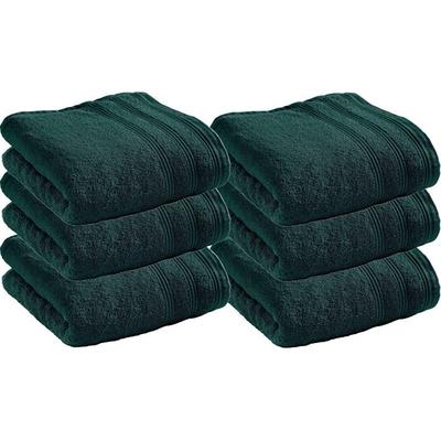 Set mit 6 Frotteehandtüchern „Spa“ 50 x 100 cm / 400 g/m² – „Spa“ Smaragd