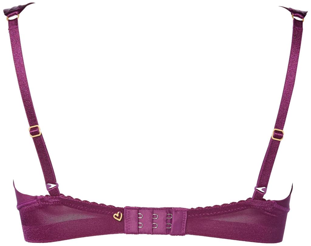 Charming Glamor Bra Fruity Flower M022 D65 [Amostyle] Women's (Purple)