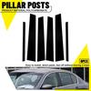 US Black Door Pillar Posts Cover Trim For Infiniti G35 G37 Sedan 2002-2013 N