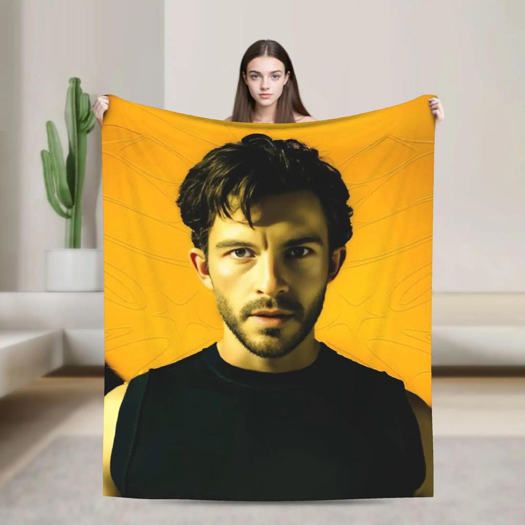 Jonathan Bailey Blanket Soft Warm Flannel Throw for Kids Boys Girls Living Room Bedding Sofa Plush Graphic Bed Cover