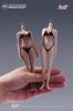 scale female super fitness large removable pale legs Sandan cm tall female soldier action doll toy 1/12 body, 6-inch version, body, breasts, / skin,